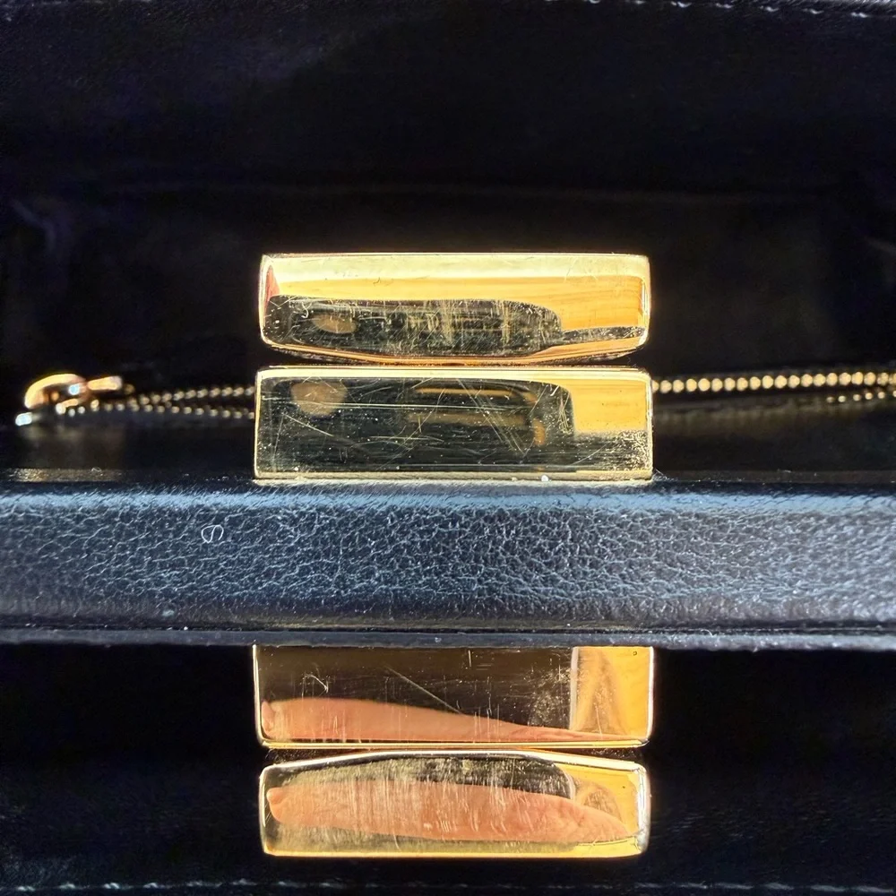 Fendi Brown & Black Faux Fur Mini Peekaboo Bag with Gold Hardware - Picture 8 of 8